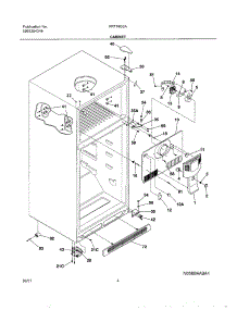 05 - Cabinet parts for Frigidaire Refrigerator FRT18G3AQ2 from AppliancePartsPros.com