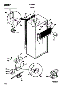 05 - System parts for Frigidaire Refrigerator FRT18DRHY0 from AppliancePartsPros.com