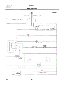 10 - Wiring Schematic parts for Frigidaire Refrigerator FRT18G5AW9 from AppliancePartsPros.com