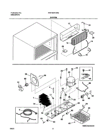 09 - System parts for Frigidaire Refrigerator FRT18H7CW2 from AppliancePartsPros.com