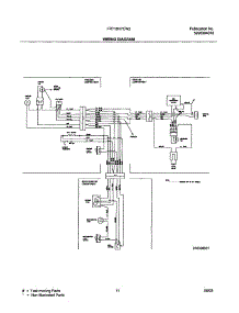11 - Wiring Diagram parts for Frigidaire Refrigerator FRT18H7CW2 from AppliancePartsPros.com