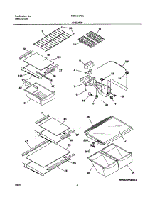 07 - Shelves parts for Frigidaire Refrigerator FRT18HP5AQ0 from AppliancePartsPros.com
