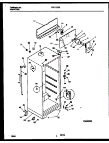 03 - Cabinet Parts parts for Frigidaire Refrigerator FRT17CRBW0 from AppliancePartsPros.com