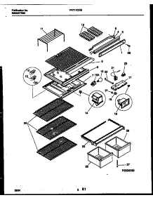 04 - Shelves And Supports parts for Frigidaire Refrigerator FRT17CRBW0 from AppliancePartsPros.com