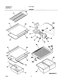 07 - Shelves parts for Frigidaire Refrigerator FRT17G4BQ0 from AppliancePartsPros.com