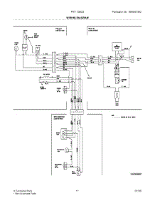 11 - Wiring Diagram parts for Frigidaire Refrigerator FRT17G5CSKA from AppliancePartsPros.com