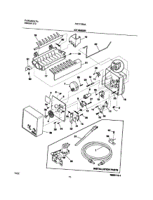 11 - Ice Maker parts for Frigidaire Refrigerator FRT17IB3AW3 from AppliancePartsPros.com