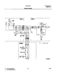 13 - Wiring Diagram parts for Frigidaire Refrigerator FRT17IB3AW3 from AppliancePartsPros.com
