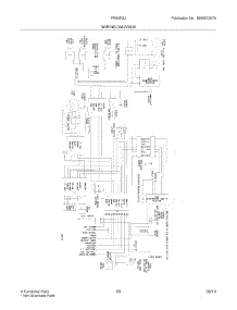 23 - Wiring Diagram parts for Frigidaire Refrigerator FRS6R3JW7 from AppliancePartsPros.com