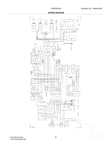 21 - Wiring Diagram parts for Frigidaire Refrigerator FRS6R3EW3 from AppliancePartsPros.com