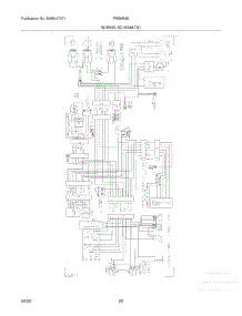 22 - Wiring Schematic parts for Frigidaire Refrigerator FRS6R3EW2 from AppliancePartsPros.com