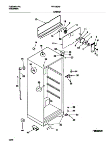 03 - Cabinet parts for Frigidaire Refrigerator FRT13CNCD0 from AppliancePartsPros.com