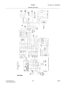 25 - Wiring Diagram parts for Frigidaire Refrigerator FRS6R5EMBG from AppliancePartsPros.com