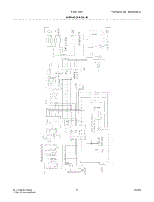 21 - Wiring Diagram parts for Frigidaire Refrigerator FRSHT5EFW2 from AppliancePartsPros.com