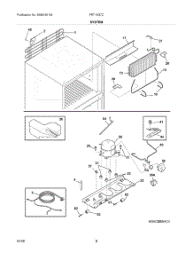 09 - System parts for Frigidaire Refrigerator FRT18G7CWD from AppliancePartsPros.com