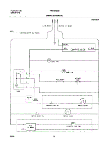 10 - Wiring Schematic parts for Frigidaire Refrigerator FRT18H6CSB2 from AppliancePartsPros.com