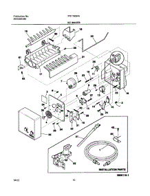 11 - Ice Maker parts for Frigidaire Refrigerator FRT18IB4AQ4 from AppliancePartsPros.com