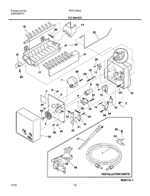 11 - Ice Maker parts for Frigidaire Refrigerator FRT18IB4AQ8 from AppliancePartsPros.com