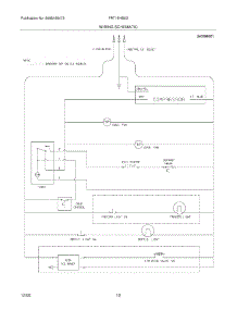 12 - Wiring Schematic parts for Frigidaire Refrigerator FRT18HS6DQ8 from AppliancePartsPros.com