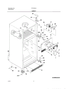 05 - Cabinet parts for Frigidaire Refrigerator FRT18IC5AQ0 from AppliancePartsPros.com