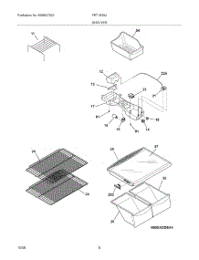 07 - Shelves parts for Frigidaire Refrigerator FRT18IB5JQ2 from AppliancePartsPros.com