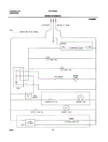 12 - Wiring Schematic parts for Frigidaire Refrigerator FRT18IB4AZ4 from AppliancePartsPros.com