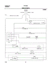 12 - Wiring Schematic parts for Frigidaire Refrigerator FRT18IB4AW6 from AppliancePartsPros.com