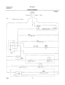 12 - Wiring Schematic parts for Frigidaire Refrigerator FRT18IG4AQ0 from AppliancePartsPros.com