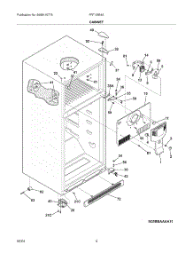 05 - Cabinet parts for Frigidaire Refrigerator FRT18IB4AZA from AppliancePartsPros.com