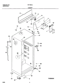 05 - Cabinet parts for Frigidaire Refrigerator FRT18C2JW1 from AppliancePartsPros.com