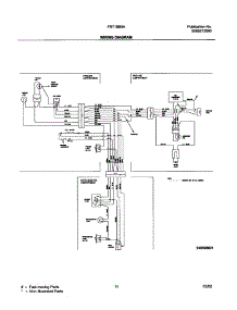 11 - Wiring Diagram parts for Frigidaire Refrigerator FRT18B5AW5 from AppliancePartsPros.com