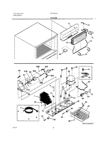 09 - System parts for Frigidaire Refrigerator FRT18C5AQ0 from AppliancePartsPros.com