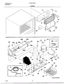 08 - System parts for Frigidaire Refrigerator FRT18C4AW0 from AppliancePartsPros.com