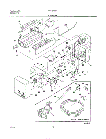 11 - Ice Maker parts for Frigidaire Refrigerator FRT18FS5AW0 from AppliancePartsPros.com