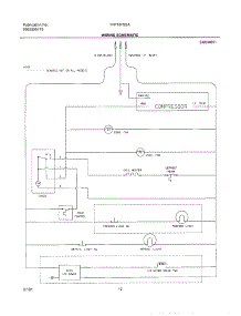 12 - Wiring Schematic parts for Frigidaire Refrigerator FRT18FS5AW0 from AppliancePartsPros.com
