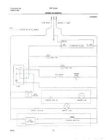 11 - Wiring Schematic parts for Frigidaire Refrigerator FRT18G4AQ0 from AppliancePartsPros.com