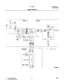 11 - Wiring Diagram parts for Frigidaire Refrigerator FRT18G4ATA from AppliancePartsPros.com