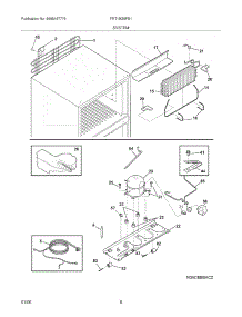 09 - System parts for Frigidaire Refrigerator FRT18G5FB1 from AppliancePartsPros.com