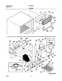 09 - System parts for Frigidaire Refrigerator FRT18G5AW7 from AppliancePartsPros.com