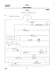 10 - Wiring Schematic parts for Frigidaire Refrigerator FRT15B3AQ2 from AppliancePartsPros.com