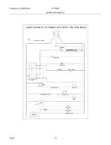 12 - Wiring Schematic parts for Frigidaire Refrigerator FRT18G6JQ3 from AppliancePartsPros.com