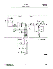 11 - Wiring Diagram parts for Frigidaire Refrigerator FRT15B3AW3 from AppliancePartsPros.com
