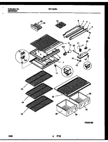 05 - Shelves And Supports parts for Frigidaire Refrigerator FRT15CRAW0 from AppliancePartsPros.com