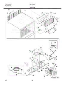 09 - System parts for Frigidaire Refrigerator FRT15G4BW2 from AppliancePartsPros.com