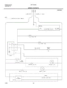 10 - Wiring Schematic parts for Frigidaire Refrigerator FRT15G4BW2 from AppliancePartsPros.com