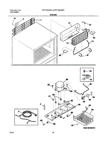 11 - System parts for Frigidaire Refrigerator FRT15G4AW0 from AppliancePartsPros.com