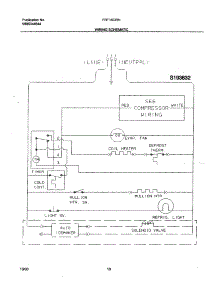 10 - Wiring Schematic parts for Frigidaire Refrigerator FRT16CRHD4 from AppliancePartsPros.com