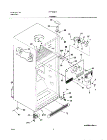 05 - Cabinet parts for Frigidaire Refrigerator FRT18IG4AW0 from AppliancePartsPros.com
