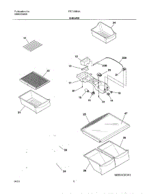07 - Shelves parts for Frigidaire Refrigerator FRT18IB4AW0 from AppliancePartsPros.com