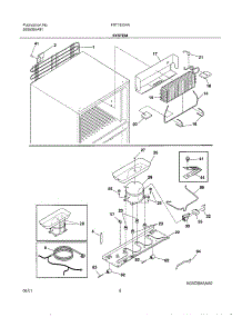 09 - System parts for Frigidaire Refrigerator FRT18IG4AW0 from AppliancePartsPros.com
